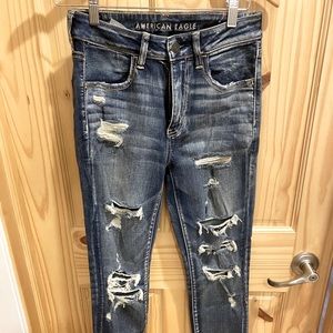 American Eagle Hi Rise Jegging Crop